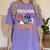 Preschool Boo Crew Teacher Student Halloween Costume Men Women Kids Women's Comfort Colors T-Shirt Violet
