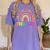 Preschool Rainbow Girls Boys Kids Teacher Back To School Women's Comfort Colors T-Shirt Violet
