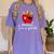 Pretend I'm A Pirate Teacher Apple Talk Like A Pirate Day Men Women Kids Women's Comfort Colors T-Shirt Violet