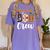 Principal Boo Crew Ghost Halloween Teachers School Matching Women's Comfort Colors T-Shirt Violet