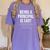 Being A Principal Is Easy School Principal Teacher Life Women's Comfort Colors T-Shirt Violet