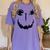 Pumpkin Artist Halloween Art Teacher Women's Comfort Colors T-Shirt Violet