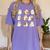 Pumpkin Pi Math Teacher Geek Women's Comfort Colors T-Shirt Violet