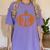 Pumpkin Pi Math Teacher Halloween Thanksgiving Day Costume Men Women Kids Women's Comfort Colors T-Shirt Violet Pumpkin Pi Math Teacher Halloween Thanksgiving Day Costume Men Women Kids Women's Comfort Colors T-Shirt Violet