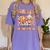 Pumpkin Spice Makes The Teacher Nice Teacher Graduation Women's Comfort Colors T-Shirt Violet