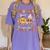 Pumpkin Spice Makes Teacher Nice Retro Fall Spooky Season Women's Comfort Colors T-Shirt Violet Pumpkin Spice Makes Teacher Nice Retro Fall Spooky Season Women's Comfort Colors T-Shirt Violet