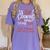 Punctuation Saves Lives I English Grammar Teacher Women's Comfort Colors T-Shirt Violet