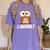 Quien Who Owl Spanish Teacher Women's Comfort Colors T-Shirt Violet Quien Who Owl Spanish Teacher Women's Comfort Colors T-Shirt Violet