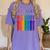 Rainbow Roygbiv Kids Artist Costume Art Teacher Women's Comfort Colors T-Shirt Violet Rainbow Roygbiv Kids Artist Costume Art Teacher Women's Comfort Colors T-Shirt Violet