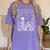 Read In Peace Skeleton Reading Teacher Spooky Halloween Women's Comfort Colors T-Shirt Violet