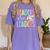 Readers Are Leaders Reading Book Lovers Teacher Women Kids Women's Comfort Colors T-Shirt Violet