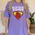 Real Superheroes Don't Wear Capes Teacher Shirt Teaching Te Women's Comfort Colors T-Shirt Violet Real Superheroes Don't Wear Capes Teacher Shirt Teaching Te Women's Comfort Colors T-Shirt Violet