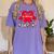 Red Ribbon Week Awareness For Students And Teachers Men Women Girls Kids Women's Comfort Colors T-Shirt Violet