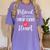 Retired Daycare Teacher Retirement For Daycare Teacher Women's Comfort Colors T-Shirt Violet Retired Daycare Teacher Retirement For Daycare Teacher Women's Comfort Colors T-Shirt Violet