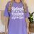 Retired PE Teacher Legend Left The Gym Physical Education Women's Comfort Colors T-Shirt Violet