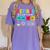 Retired Science Teacher Periodic Table Teacher Life Women's Comfort Colors T-Shirt Violet