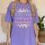 Retired Teacher Full Time Grandma Teaching Retirement Women's Comfort Colors T-Shirt Violet