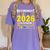 Retirement Primary Elementary Teacher 2026 Retiring Progress Women's Comfort Colors T-Shirt Violet