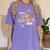 Retro Boho Math Science Professor In My STEM Teacher Era Women's Comfort Colors T-Shirt Violet