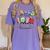 Retro Proud To Teach Multilingual Learners English Teacher Women's Comfort Colors T-Shirt Violet Retro Proud To Teach Multilingual Learners English Teacher Women's Comfort Colors T-Shirt Violet