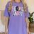 Retro Secretary Back To School Teacher Appreciation Women's Comfort Colors T-Shirt Violet Retro Secretary Back To School Teacher Appreciation Women's Comfort Colors T-Shirt Violet