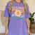 Retro Teacher Daisy Colorful Elementary School Teacher Women's Comfort Colors T-Shirt Violet