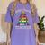 Santa's Favorite Teacher Idea For Christmas Teachers Women's Comfort Colors T-Shirt Violet Santa's Favorite Teacher Idea For Christmas Teachers Women's Comfort Colors T-Shirt Violet