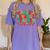 Santas Favorite Teacher Retro Groovy Christmas Xmas Women Women's Comfort Colors T-Shirt Violet