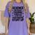 Science Because Figuring Things Out Teacher Scientific Adult Women's Comfort Colors T-Shirt Violet
