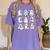 Science Teacher Ghost Laboratory Halloween Teacher Women's Comfort Colors T-Shirt Violet Science Teacher Ghost Laboratory Halloween Teacher Women's Comfort Colors T-Shirt Violet