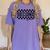 Second Grade Checkered Teacher 1st Day Back To School Women Women's Comfort Colors T-Shirt Violet Second Grade Checkered Teacher 1st Day Back To School Women Women's Comfort Colors T-Shirt Violet
