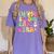 In My Second Grade Era Teachers Women Back To School Girls Women's Comfort Colors T-Shirt Violet