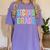 Second Grade Team Heart Teacher Student Back To School Girls Women's Comfort Colors T-Shirt Violet