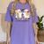 Silly Goose Spooky Teacher Halloween Cute Goosebumps Women's Comfort Colors T-Shirt Violet