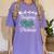 Sleighing Math Problem Xmas In Math Teacher Christmas Men Women Women's Comfort Colors T-Shirt Violet