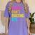 Sorry Can't Quilting Bye Teacher Student Quilting Women's Comfort Colors T-Shirt Violet