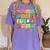 Spanish Teacher Back To School Maestra Dual Language Crew Women's Comfort Colors T-Shirt Violet Spanish Teacher Back To School Maestra Dual Language Crew Women's Comfort Colors T-Shirt Violet