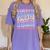 Sped Caffeinate Advocate Laminate Educate Teacher Women's Comfort Colors T-Shirt Violet Sped Caffeinate Advocate Laminate Educate Teacher Women's Comfort Colors T-Shirt Violet