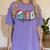 SPED Squad Special Education Teacher Autism Christmas Women Women's Comfort Colors T-Shirt Violet