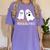 Spooky Inequalities Ghosts Halloween Math Teacher Women's Comfort Colors T-Shirt Violet Spooky Inequalities Ghosts Halloween Math Teacher Women's Comfort Colors T-Shirt Violet