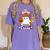 Spooky Para Crew Ghost Halloween Paraprofessional Teacher Women's Comfort Colors T-Shirt Violet Spooky Para Crew Ghost Halloween Paraprofessional Teacher Women's Comfort Colors T-Shirt Violet