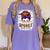 Spooky Paraprofessional Life Halloween Messy Bun Teacher For Men Women Women's Comfort Colors T-Shirt Violet Spooky Paraprofessional Life Halloween Messy Bun Teacher For Men Women Women's Comfort Colors T-Shirt Violet