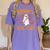 Spooky Science Teacher Ghost Halloween School Women Women's Comfort Colors T-Shirt Violet