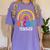 STEAM Teacher Squad Team Crew Back To School STEM Special Women's Comfort Colors T-Shirt Violet