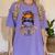 STEM Teacher Messy Bun Fall Vibes Autumn Thanksgiving Men Women Women's Comfort Colors T-Shirt Violet