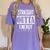 Straight Outta Energy Teacher Life Back To School Teacher Women's Comfort Colors T-Shirt Violet