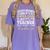 Substitute Teacher T Shirt School Tee Women's Comfort Colors T-Shirt Violet