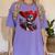 Super Power Superhero Boston Terrier Dog For Men Women Kids Women's Comfort Colors T-Shirt Violet