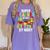 Super Teacher By Day Super Tired By Night Women's Comfort Colors T-Shirt Violet Super Teacher By Day Super Tired By Night Women's Comfort Colors T-Shirt Violet