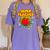 Superhero Teacher Appreciation Teaching Tee Women's Comfort Colors T-Shirt Violet